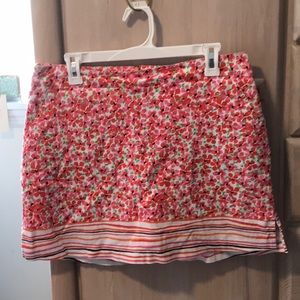 Floral skort